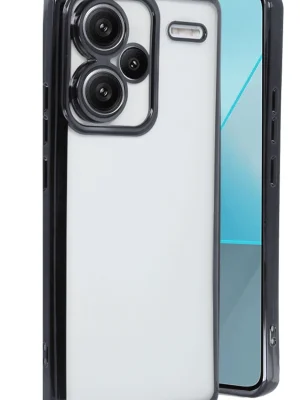 Newface Xiaomi Redmi Note 13 Pro Plus Kılıf Razer Lensli Silikon - Siyah