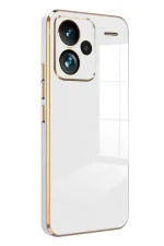 Newface Xiaomi Redmi Note 13 Pro Plus Kılıf Volet Silikon - Beyaz