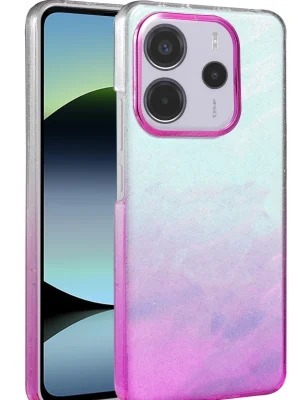 Newface Xiaomi Redmi Note 14 4G Glossy Kapak - Mor