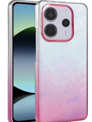 Newface Xiaomi Redmi Note 14 4G Glossy Kapak - Pembe