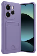 Newface Xiaomi Redmi Note 14 4G Kelvin Kartvizitli Silikon - Lila