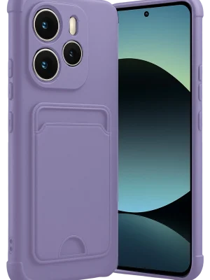 Newface Xiaomi Redmi Note 14 4G Kelvin Kartvizitli Silikon - Lila