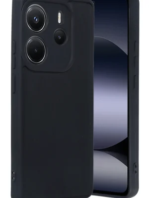 Newface Xiaomi Redmi Note 14 4G Kılıf Aras Deri Kapak - Siyah