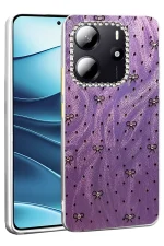 Newface Xiaomi Redmi Note 14 4G Kılıf Blade Aynalı Desenli Kapak - Desen 2