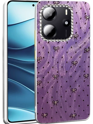 Newface Xiaomi Redmi Note 14 4G Kılıf Blade Aynalı Desenli Kapak - Desen 2