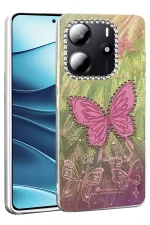 Newface Xiaomi Redmi Note 14 4G Kılıf Blade Aynalı Desenli Kapak - Desen 5