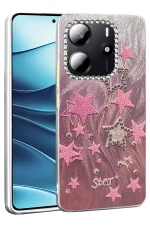 Newface Xiaomi Redmi Note 14 4G Kılıf Blade Aynalı Desenli Kapak - Desen 7