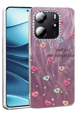 Newface Xiaomi Redmi Note 14 4G Kılıf Blade Aynalı Desenli Kapak - Desen 8