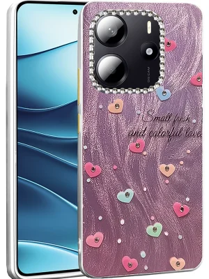 Newface Xiaomi Redmi Note 14 4G Kılıf Blade Aynalı Desenli Kapak - Desen 8