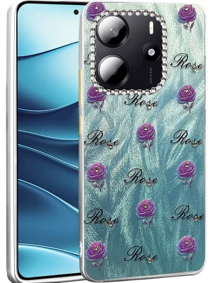 Newface Xiaomi Redmi Note 14 4G Kılıf Blade Aynalı Desenli Kapak - Desen 9