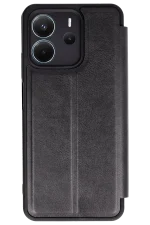 Newface Xiaomi Redmi Note 14 4G Kılıf Flip Cover - Siyah