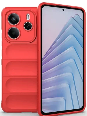 Newface Xiaomi Redmi Note 14 4G Kılıf Optimum Silikon - Kırmızı