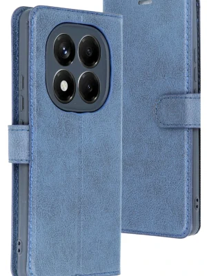 Newface Xiaomi Redmi Note 14 4G Kılıf Trend S Plus Kapaklı Kılıf - Lacivert