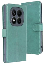 Newface Xiaomi Redmi Note 14 4G Kılıf Trend S Plus Kapaklı Kılıf - Yeşil