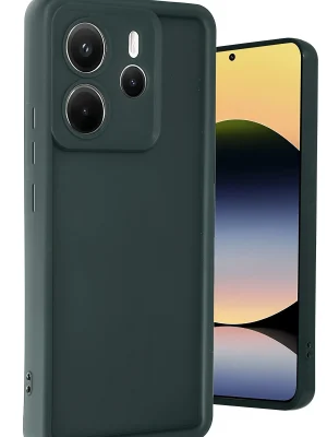 Newface Xiaomi Redmi Note 14 4G Kılıf Viera Silikon - Koyu Yeşil