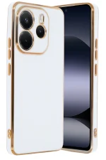 Newface Xiaomi Redmi Note 14 4G Kılıf Volet Silikon - Beyaz