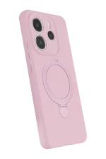 Newface Xiaomi Redmi Note 14 4G Regal Magsafe Standlı Kapak - Açık Pembe - Görsel 2