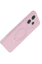 Newface Xiaomi Redmi Note 14 4G Regal Magsafe Standlı Kapak - Açık Pembe - Görsel 3