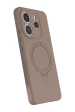 Newface Xiaomi Redmi Note 14 4G Regal Magsafe Standlı Kapak - Çöl Titanyum - Görsel 2