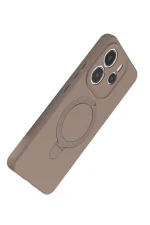 Newface Xiaomi Redmi Note 14 4G Regal Magsafe Standlı Kapak - Çöl Titanyum - Görsel 3