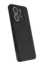 Newface Xiaomi Redmi Note 14 4G Regal Magsafe Standlı Kapak - Siyah - Görsel 2