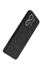 Newface Xiaomi Redmi Note 14 4G Regal Magsafe Standlı Kapak - Siyah - Görsel 3
