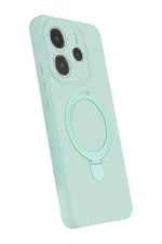 Newface Xiaomi Redmi Note 14 4G Regal Magsafe Standlı Kapak - Su Yeşili - Görsel 2