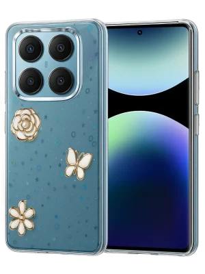 Newface Xiaomi Redmi Note 14 Pro 4G Fiyonk Desenli Kapak - Desen 10