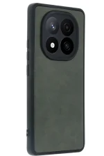 Newface Xiaomi Redmi Note 14 Pro 4G Kılıf Aras Deri Kapak - Koyu Yeşil - Görsel 2