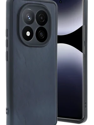 Newface Xiaomi Redmi Note 14 Pro 4G Kılıf Aras Deri Kapak - Lacivert