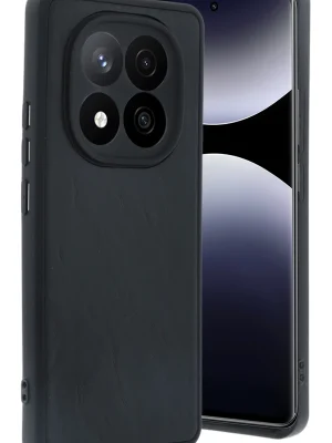 Newface Xiaomi Redmi Note 14 Pro 4G Kılıf Aras Deri Kapak - Siyah