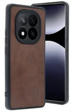 Newface Xiaomi Redmi Note 14 Pro 4G Kılıf Aras Deri Kapak - Taba