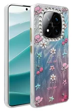 Newface Xiaomi Redmi Note 14 Pro 4G Kılıf Blade Aynalı Desenli Kapak - Desen 4