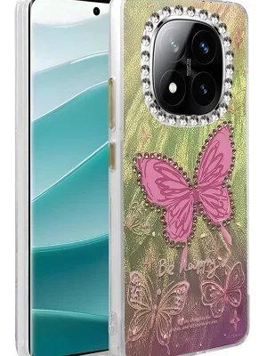 Newface Xiaomi Redmi Note 14 Pro 4G Kılıf Blade Aynalı Desenli Kapak - Desen 5