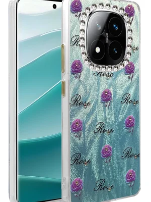 Newface Xiaomi Redmi Note 14 Pro 4G Kılıf Blade Aynalı Desenli Kapak - Desen 9