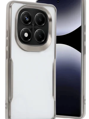 Newface Xiaomi Redmi Note 14 Pro 4G Kılıf Boyi Silikon Kapak - Titan Gri