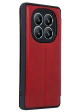 Newface Xiaomi Redmi Note 14 Pro 4G Kılıf Flip Cover - Kırmızı - Görsel 3