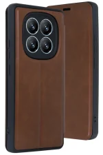 Newface Xiaomi Redmi Note 14 Pro 4G Kılıf Flip Cover - Taba