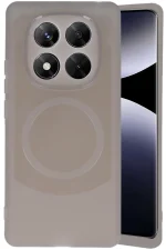 Newface Xiaomi Redmi Note 14 Pro 4G Kılıf Maya Karbon Kapak - Gri