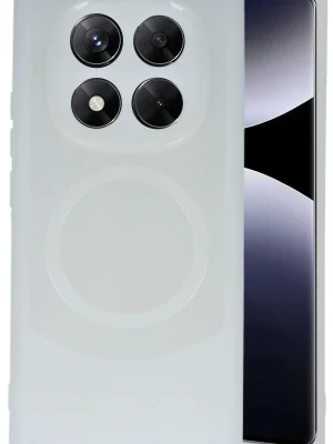 Newface Xiaomi Redmi Note 14 Pro 4G Kılıf Maya Karbon Kapak - Krem