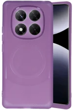 Newface Xiaomi Redmi Note 14 Pro 4G Kılıf Maya Karbon Kapak - Mürdüm