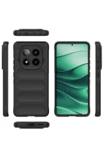 Newface Xiaomi Redmi Note 14 Pro 4G Kılıf Optimum Silikon - Koyu Yeşil - Görsel 3