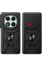 Newface Xiaomi Redmi Note 14 Pro 4G Kılıf Pars Lens Yüzüklü Silikon - Siyah - Görsel 4