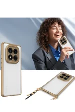 Newface Xiaomi Redmi Note 14 Pro 4G Kılıf Penta Silikon Kılıf - Şeffaf - Görsel 3