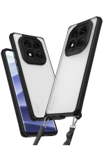 Newface Xiaomi Redmi Note 14 Pro 4G Kılıf Penta Silikon Kılıf - Siyah