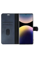 Newface Xiaomi Redmi Note 14 Pro 4G Kılıf Trend S Plus Kapaklı Kılıf - Kırmızı - Görsel 3