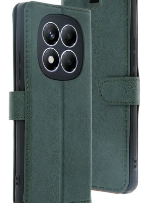 Newface Xiaomi Redmi Note 14 Pro 4G Kılıf Trend S Plus Kapaklı Kılıf - Yeşil