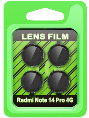 Newface Xiaomi Redmi Note 14 Pro 4G Raze Metal Kamera Lens - Siyah