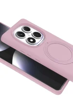 Newface Xiaomi Redmi Note 14 Pro 4G Regal Magsafe Standlı Kapak - Açık Pembe - Görsel 4