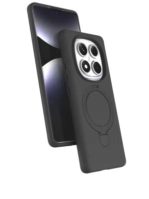 Newface Xiaomi Redmi Note 14 Pro 4G Regal Magsafe Standlı Kapak - Titan Gri